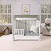 Dream On Me Ashton 4-in-1 Convertible Full-Size Baby Crib, White, GreenGuard Gold & JPMA, Sustainable Pinewood, 4 Mattress Heights, Converts to Toddler, Day & Full-Size Bed