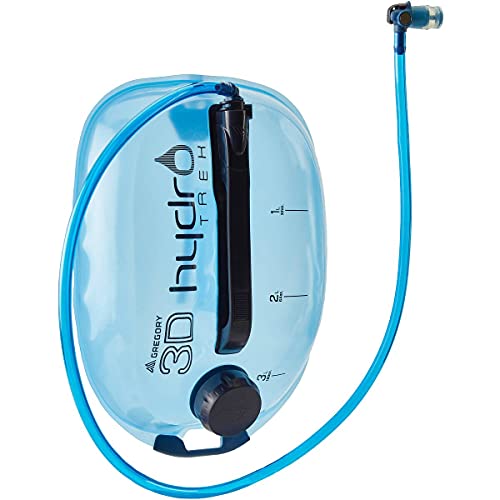 Gregory 3D Hydro Trek 3L Day Hiking/Backpacking Hydration Water Reservoir/Bladder, Blue