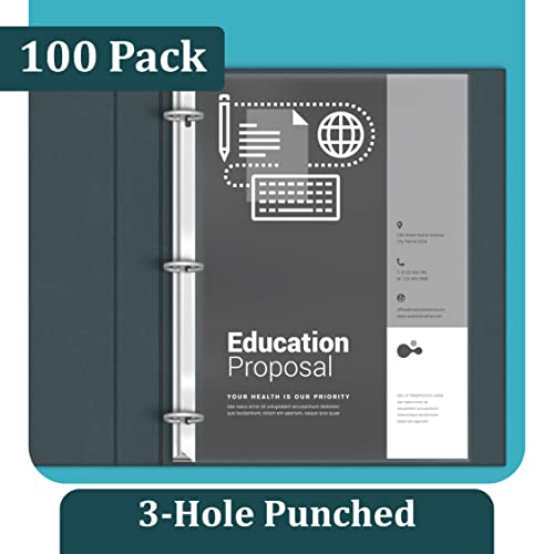 Image of GOLD SEAL 100 Count Diamond Clear Extra Heavyweight Sheet Protectors, 4 mils Strong,8.5 x 11, Top Load, 100 Pack