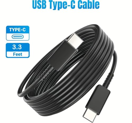 Image of Samsung Original 45W Fast Adapter with 1M Type C Cable Compatible with Samsung S26 /S25 /S24 Ultra /S24+ /S23 Ultra /S23 FE /S22 /S21 FE /Z Fold 7 /F55 /M55 /M35 /A57 /A35 /M14 /S11 /S9 Plus /Z Fold 7 /Flip 7 /6, Black