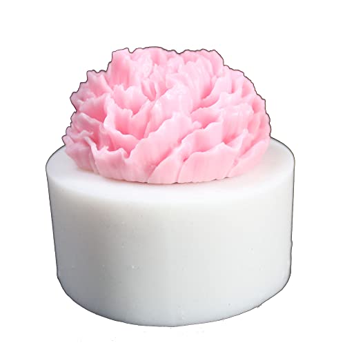 Lvdge Blooming Peony Flower Silicone Mold For Fondant Cake, Soap Making, Candle Making, And Resin Art Creations #TOP5