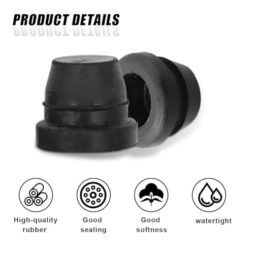 image for ZIMISI Car Brake Bleeder Screw Caps, Rubber Brake Caliper Covers, Grea