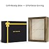 Love-KANKEI Shadow Box Frame 8x10 Shadow Box Display Case with Linen Back Memorabilia Awards Medals Photos Memory Box Gift Carbonized Black