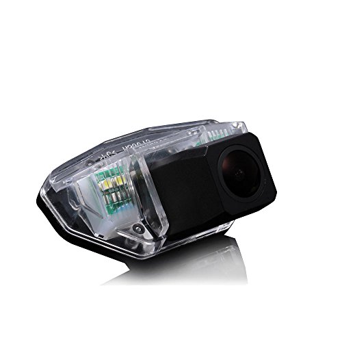 Image of Waterproof Backup Camera Color Car Rear View Camera 170 Degree Viewing Angle License Plate with Night Vision for Honda Jazz CRV Accord Pilot Civic EK