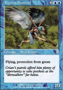 Magic The Gathering - Treetop Sentinel - Odyssey