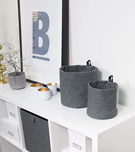 Bigso Opknoping Opbergmand/Hamper, Grijs, L - Image 4