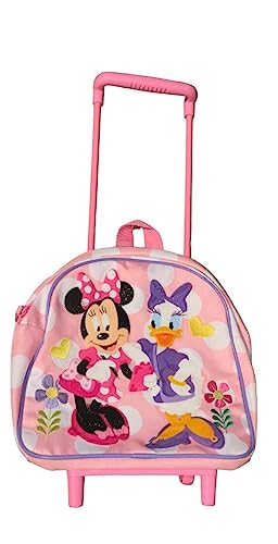 Minnie Mouse valise trolley rose fille taille S pour ranger facilement les affaires de vacances