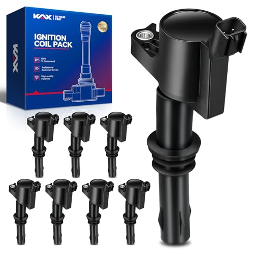 Image of KAX Ignition Coil Pack Fit for Ford F-150 2004-2008 5.4L | Expedition 2005-2008, F-250 /350 Super Duty 2005-2008 5.4L /6.8L, Mustang 2005-2008 4.6L FD508