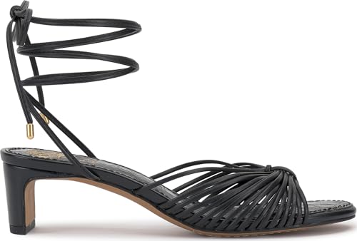 Image of Vince Camuto Lory Ankle Wrap Kitten Heel Sandals