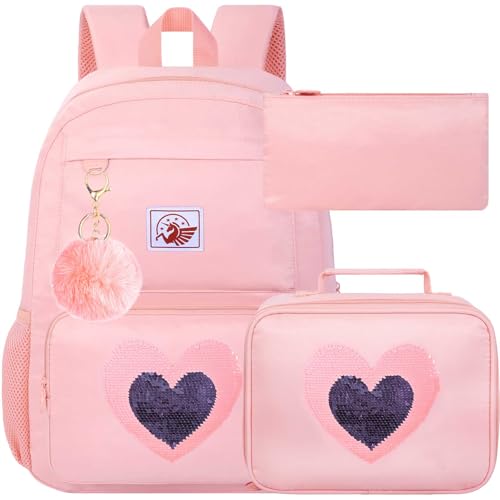 UFNDC Girls Aesthetic Backpack, 17.5