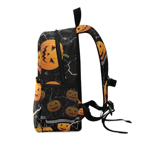 Toddler Girl Backpack with Leash, Lantern Pumpkins Little Kid's Backpacks Mini Preschool Backpacks2