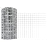 mtlskopl Euro-Zaun 250 x 60 cm PVC-Eisen Modernes Design mit Sichtschutz für Garten Terrasse Balkon & Hundezone