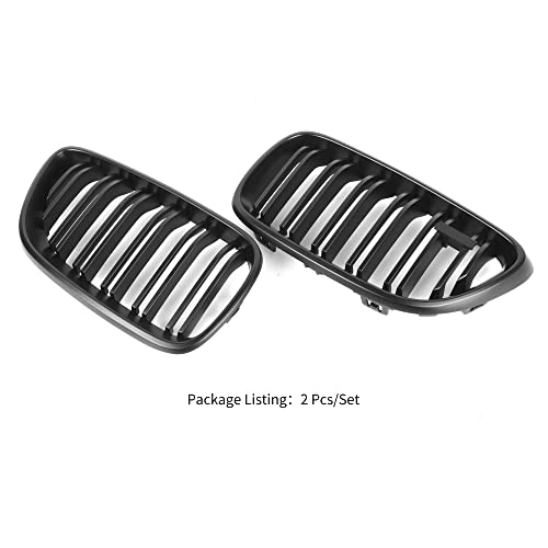 F22 Grille, Abs Front Replacement Kidney Grill For 2 Series F22 F23 F87(M2) Matt Black #TOP1
