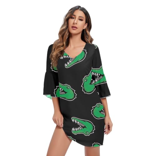 Robe de cocktail manches 3/4 pour rester élégante et confortable en soirée chic
