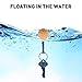 Seafard Boating Floating Keychain with 35mm Cork Ball, Buoyant Keyring, Boat Key Float Keychain for Kayaking, Fishing, Swimming,Surfing, Sailing Water Sports Accessories
