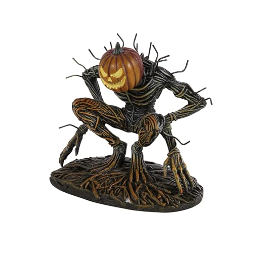 Department 56 Village Collection Accessories Halloween Scarecrow Grapevine of Wrath Figurine 3.86 Inch Multicolor