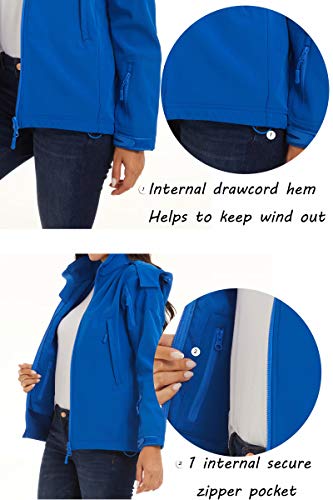 Waterproof Jacket Women Hooded Warm Softshell Jackets For Women Rain Coats Mountain Fleece Lined Jackets Skiing Coats Hiking Jackets Military Jackets #TOP3