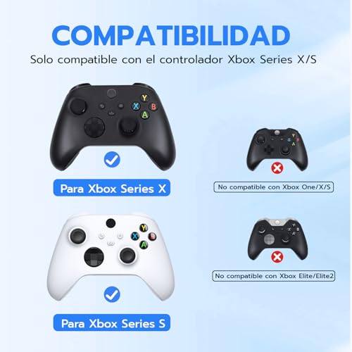 Mcbazel Botones de Repuesto LB RB LT RT, Botones de Parachoques con Kit de Destornillador T6 T8 Compatible con Controlador Xbox Series X/S - imagen 3