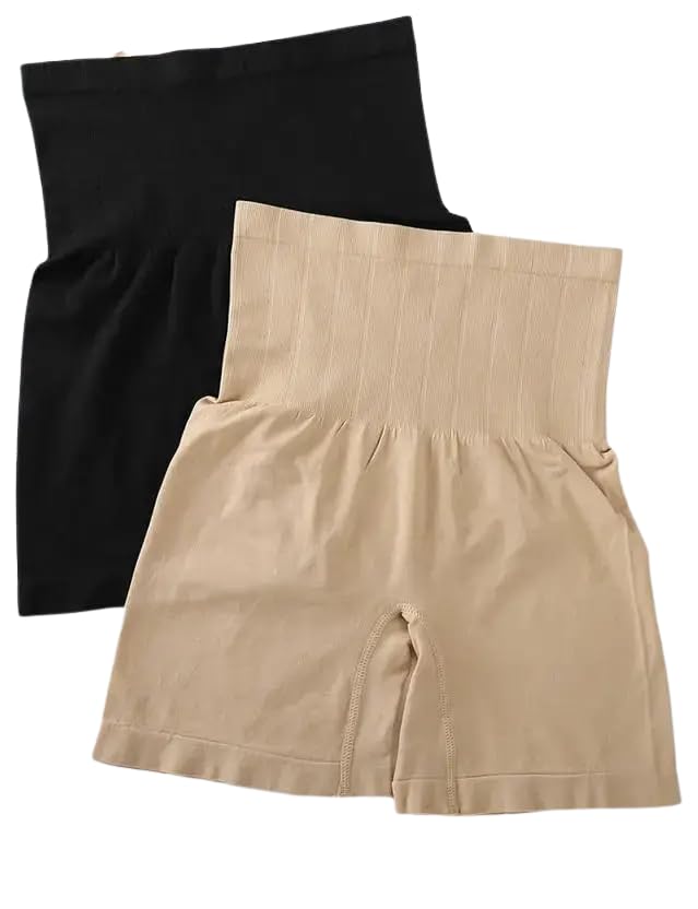 High Waisted Body Shaper Shorts Shapewear for Women Tummy Control Thigh Slimming Technology (Free Size : S/M/L/XL) (Size : 28 to 36 Inch)-picture-15