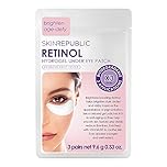 Skin Republic Retinol Infused Hydrogel Under Eye Patch | Reduces Deep Wrinkles & Undereye Lines | Reduces Dark Circles | Made in Korea (Pack of 3 Pairs)