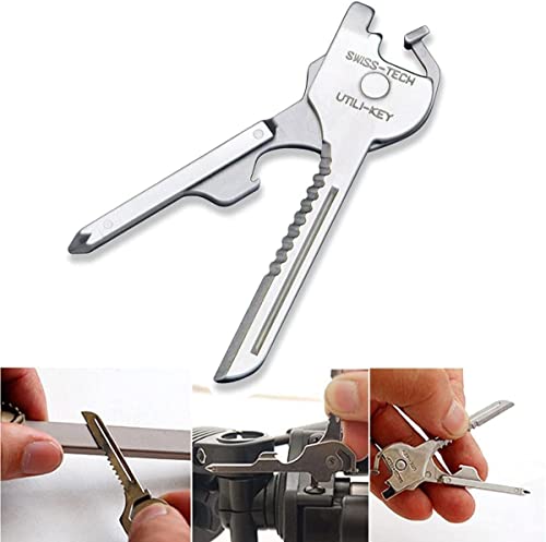 Maiitmor SWISS+TECH �X�C�X�e�b�N ���[�e�B���L�[ ���� �L�[�`�F�[���p �L�[�z���_�[ �g�ѐ� 6�@�\ �J���t���[�W�� �~�j �}���`�c�[�� �|���b�V��
