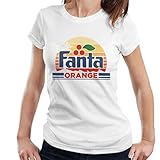 fanta fruit twist glass bottle La camiseta de las mujeres Fanta Retro Sunset Logo Women\'s T-Shirt