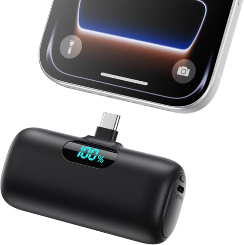 Mini Portable Charger Power Bank for iPhone,5000mAh Portable...