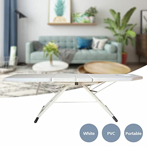 Table de massage mobile et pliable blanche OUKANING pour soins - 8