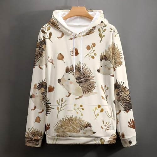 Sweatshirt hérisson à capuche pour en finir avec les pulls inconfortables