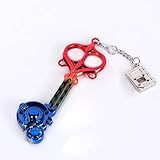 ❤ [Material] La aleación de zinc es altamente resistente a la oxidación, conserva el color, es impermeable, adecuada para el uso diario, y la caja de regalo es muy adecuada para la colección de fanáticos fanáticos de Kingdom Hearts.