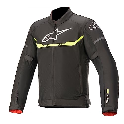 Alpinestars Chaqueta textil para moto T-SPS Air negro/amarillo, XL
