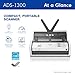 Brother ADS-1300 Compact Desktop Scanner | Scan Speeds of Up to 30ppm | Single Pass Double-Sided Scanning