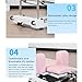 Foldable Pilates Reformer Device, Pilates Core Bed, Foldable Pilates Equipment, for Home Gym, Free Gloves and Skipping Rope(Gray)