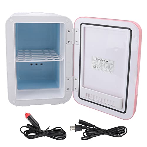 GLOGLOW Mini geladeira, 8L plugue EUA 110V economia de energia portátil aquecedor de refrigerador ar