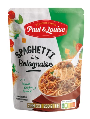 Paul & Louise - Spaghetti Bolognaise 250g - Prêt en 2 minutes