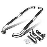 3 Inches Side Step Nerf Bar Running Board Compatible with Murano 03-08, Stainless Steel, Polished Chrome