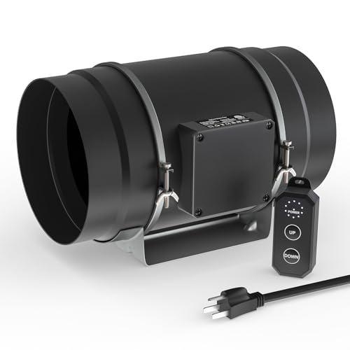 Toolazy 8-Inch Inline Duct Fan