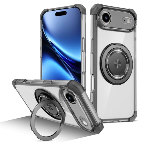 Coque iPhone Air fine et antichoc noire pour charger sans fil partout