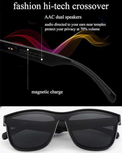 Delhi Tornado KY03B Smart Glasses Bluetooth Audio Sunglasses thumb #5