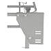 Mantua Premium Platform Bed Base Brackets for Headboards and Footboards