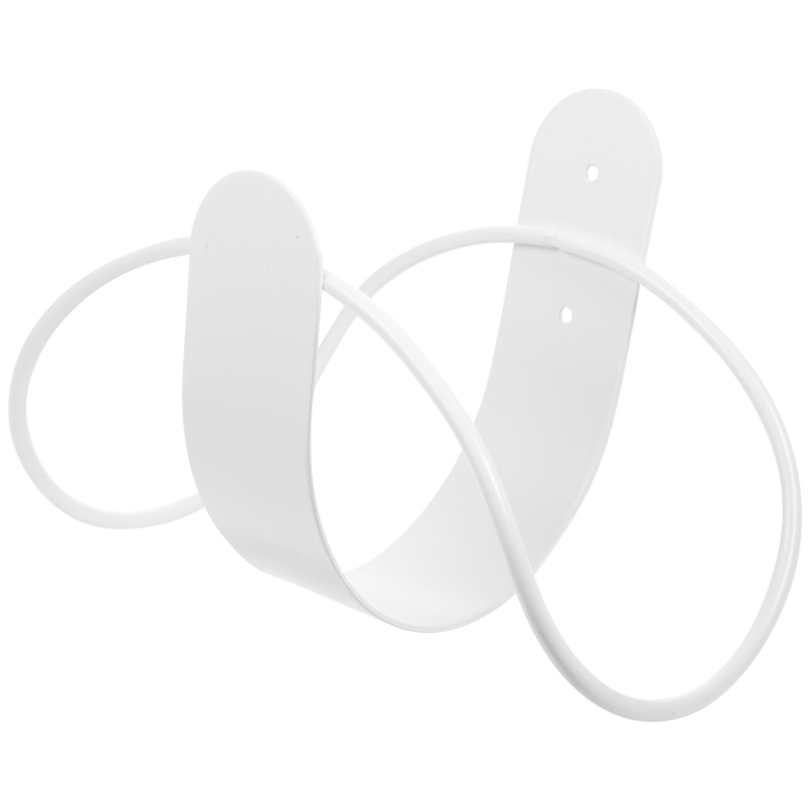 Support mural tuyau en acier inoxydable blanc durable haute résistance