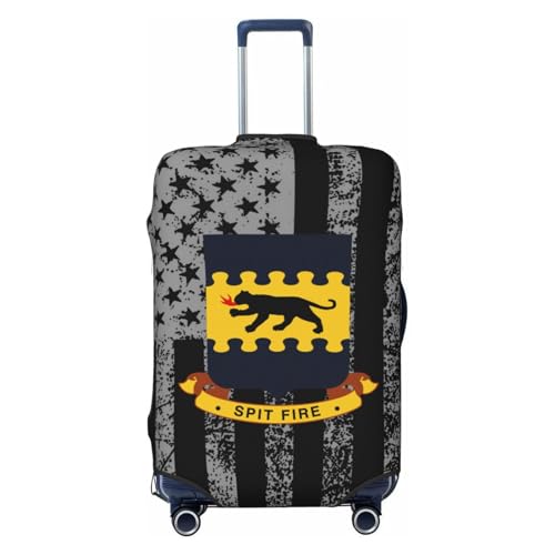 Tuskegee Airmen Travel Luggage Cover Suitcase Protector Fits 22-25 Inch Case(Black,M)