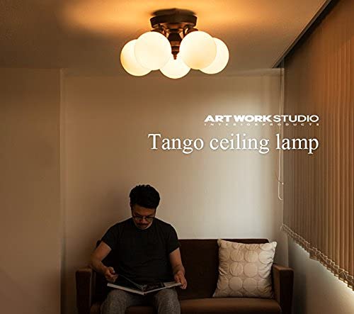 Amazon | ART WORK STUDIO Tango Remote Ceiling lamp 5 白熱球