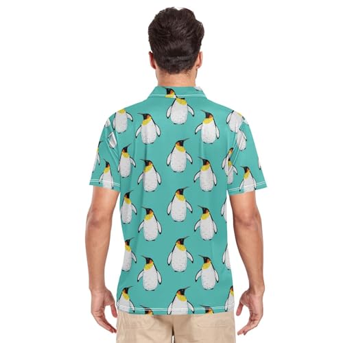 Crane Bird Cloud Men's Polo Shirts Short Sleeve Quick Dry Athletic Outdoor Sports Golf Shirts S-XXL2