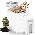 3.5L Electric Composter for Kitchen, Smart Compost Bin Outdoor/Indoor, Odorless/Auto-Cleaning/Low Noise/Intelligent LED Display, Turn Food Waste to Fertilizer, Compost Machine for Apartment Countertop
