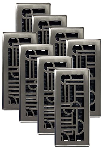 Registre de plancher art déco 4x10 pour remplacer une grille de sol usée - 2