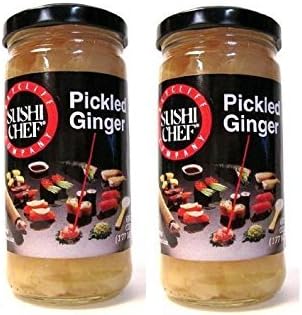 Sushi Chef Pickled Ginger (Pack of 2 Jars)