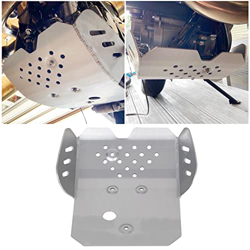 Ecotric Skid Plate Engine Cover Guard Protector Compatible With 2000-2020 Suzuki Drz400 Drz400E Drz400S, 2003 Kawasaki Klx400 Dual Sport Flatland Racing - Aluminum #TOP13