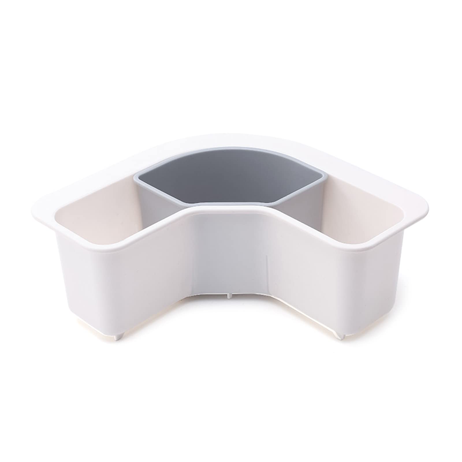 MALSSE Sink Basket Fruit Vegetable Drainer Soap Box Organizer Multifunctional Corner Saving Space Tools Kitchen Sink Strainer Basket