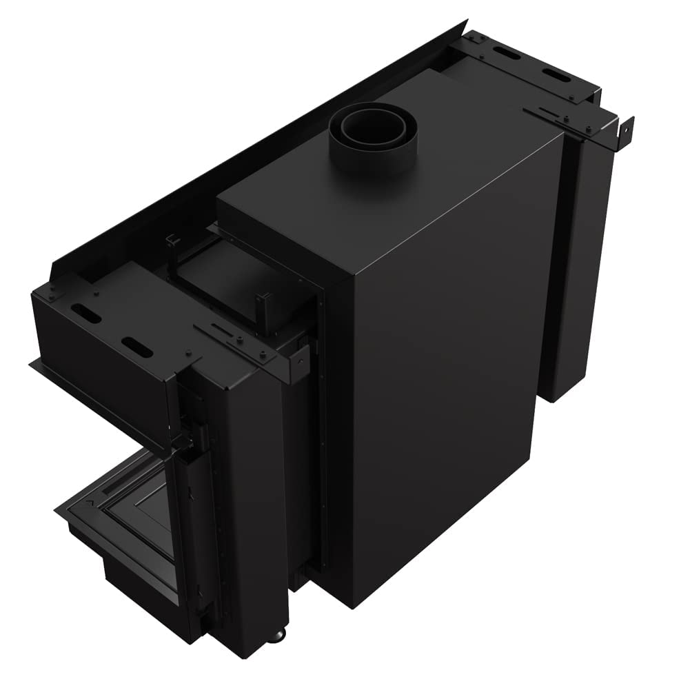 KRATKI Camino a gas LEO 9 kW frontale A combustibile: gas naturale (GN) 100 | Gas, classe A. Kratki PRO; per recupero calore.; acciaio; combustione efficiente; basse emissioni; vetro resistente al calore